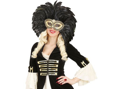 Shiny Black Cat Eye Eyemask - 1 pc.