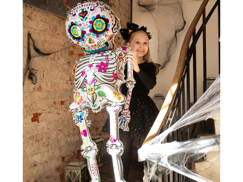 Skeleton Foil Balloon - 136 cm - 1 pc