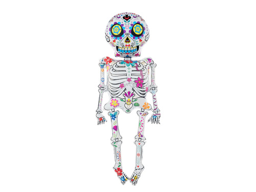 Skeleton Foil Balloon - 136 cm - 1 pc
