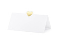 Business cards for the table Heart - 10 x 5 cm - 10 pcs.