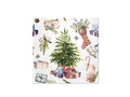 Homemade Christmas napkins - 25 cm - 20 pcs.