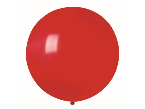 Giant balloon 85 cm in diameter - dark red pastel - 1 pc.