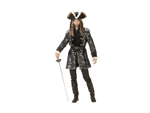 Strój paradny żakardowy srebrny