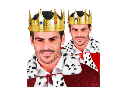 Korona królewska Deluxe - rozmiar dla dorosłych