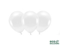 EKO metalized latex balloons white - extra large - 10 pcs.