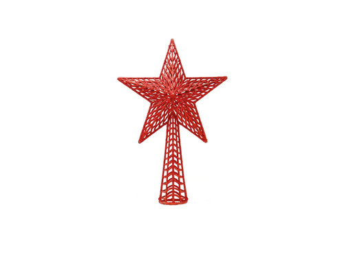 Gwiazda choinkowa czerwona - 27 cm - 1 szt.