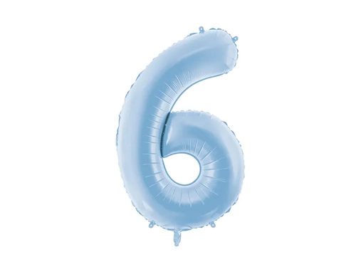 Number 6 Foil Balloon - 86 cm - 1 pc