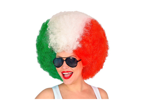 Peruka kręcona kibic - Włochy