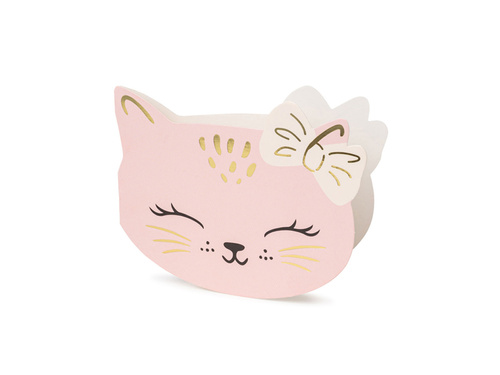 Cat Invitation - 6 pcs