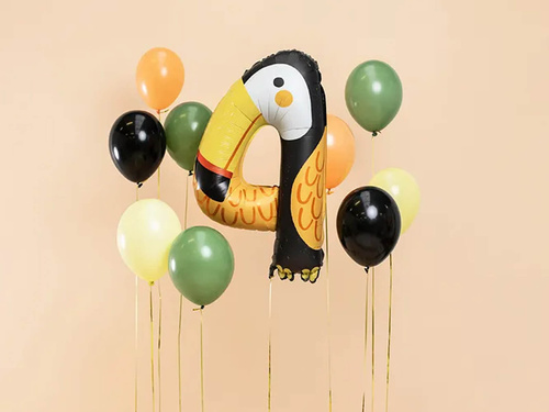 Number 4 Foil Balloon - 80 cm - 1 pc