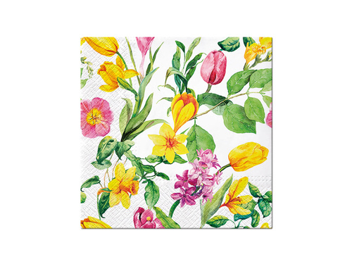 Spring Flowers napkins - 33 cm - 20 pcs.