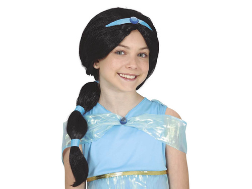 Black Wig with ponytails