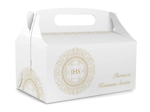 Decorative boxes for communion cake - 10 pcs.