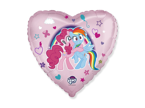 My Little Pony heart foil balloon - 46 cm - 1 pc.