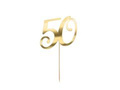 Cake topper for fifties gold - 20,5 cm - 1 pcs.