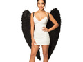 Angel wings black 120 x 120