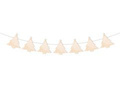 Girlanda drewniana Choinka - 12 szt.