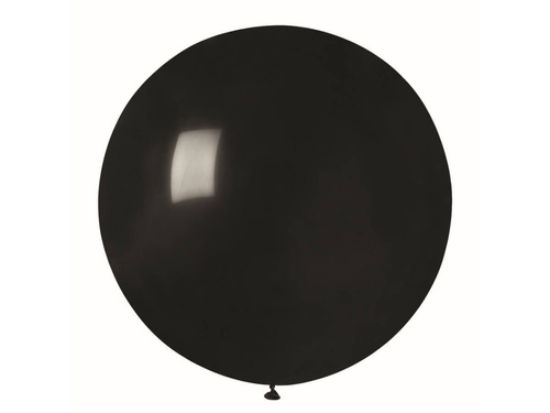 Giant balloon 80 cm in diameter - black pastel.