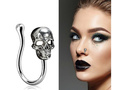 Kolczyk do nosa Czaszka - 1 para