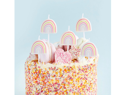 Świeczki pikery Tęcza - 5 szt.