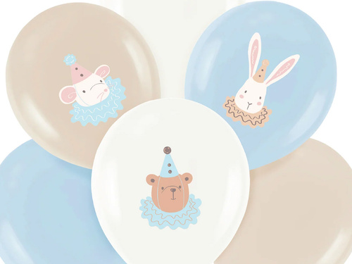 Zestaw balonów lateksowych - 30 cm - 6 szt.