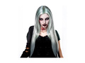 Peruka zombie siwa długa