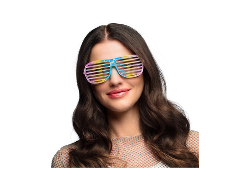 Okulary imprezowe Spectacular tęczowe