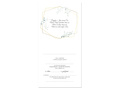 Comunion invitation card & envelope - 1 pc