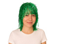 Peruka foliowa zielona - 1 szt.