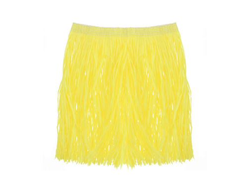 Hawaiian skirt short yellow - 40 cm - 1 pcs.