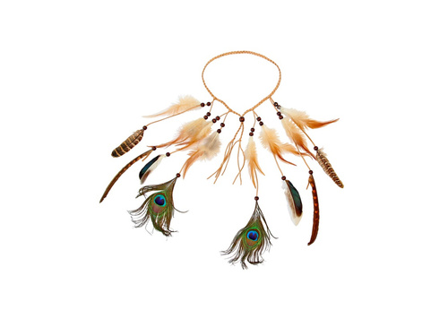 Indiańska opaska z piórami