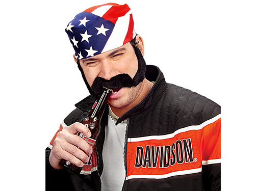 Moustache & sideburns