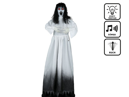 Dekoracja stojąca Kobieta Zombie - 180 cm - 1 szt.