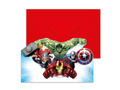 Zaproszenia urodzinowe Avengers - 6 szt.