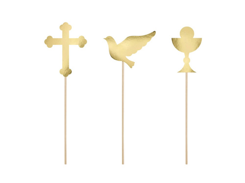 Cake toppers 1st Holy Communion - 6 pcs.