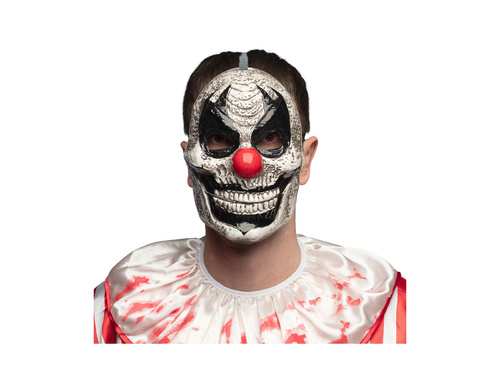 Maska Straszny klaun z ruchomą szczęką