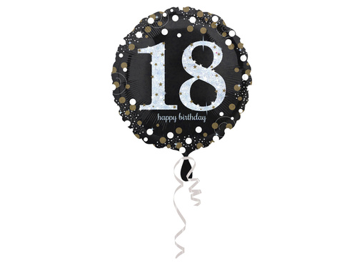 Balon foliowy - 18tka - 43 cm - 1 szt.