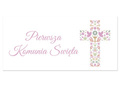 Plakat komunijny - I Komunia Święta - 70x33 cm