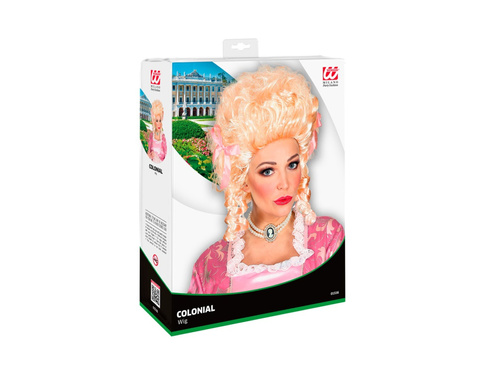 Blond peruka kobiety kolonialnej