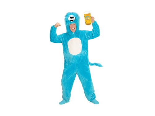 Pluszowy strój niebieskiego lwa