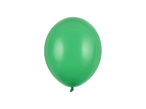 Balony lateksowe pastelowe zielone  - średnie - 100 szt.