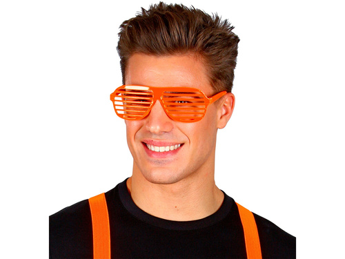 Shutter neon orange glasses - 1 pc