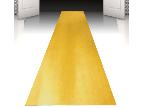 Gold carpet 450 x 60 cm