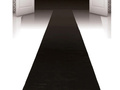 Dekoracja czarny dywan - 4,5 m - 1 szt.