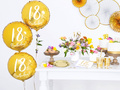 Gold metallized table numbers - 11 pcs.