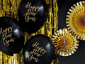 Happy New Year balloons - 30 cm - 50 pcs.