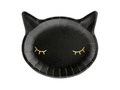 Cat plates black - 22 x 20 cm - 6 pcs.