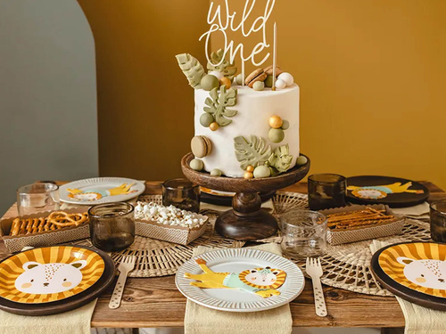 Lion Paper Plates - 18 cm - 6 pcs