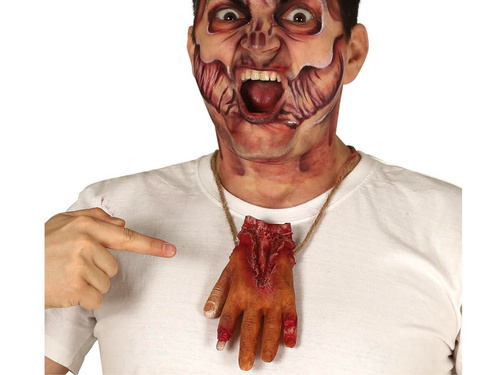Necklace Bloody Hand