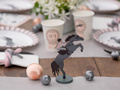 Figurine Rider on a horse - 8 cm - 1 pc.